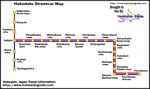Hakodate Tram Map