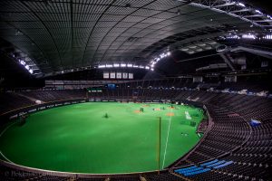 View of Sapporo Dome field