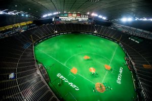 View of Sapporo Dome field