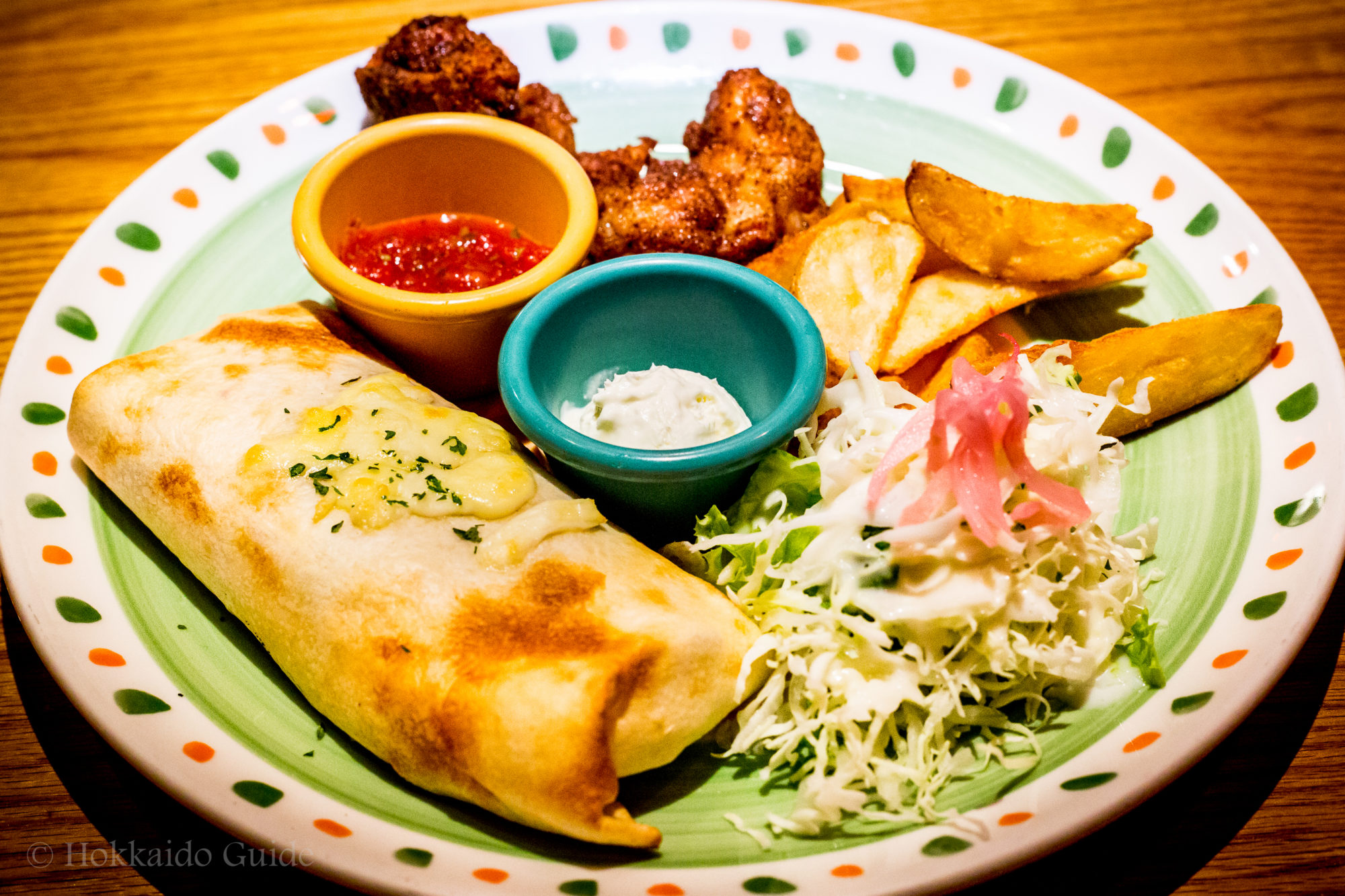 Delicious MEXICAN DISH sombrero MEXICANO