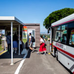 Buses at Hitsujigaoka Observation Hill
