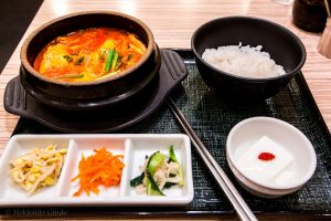Tokyo Sundubu Restaurant set meal