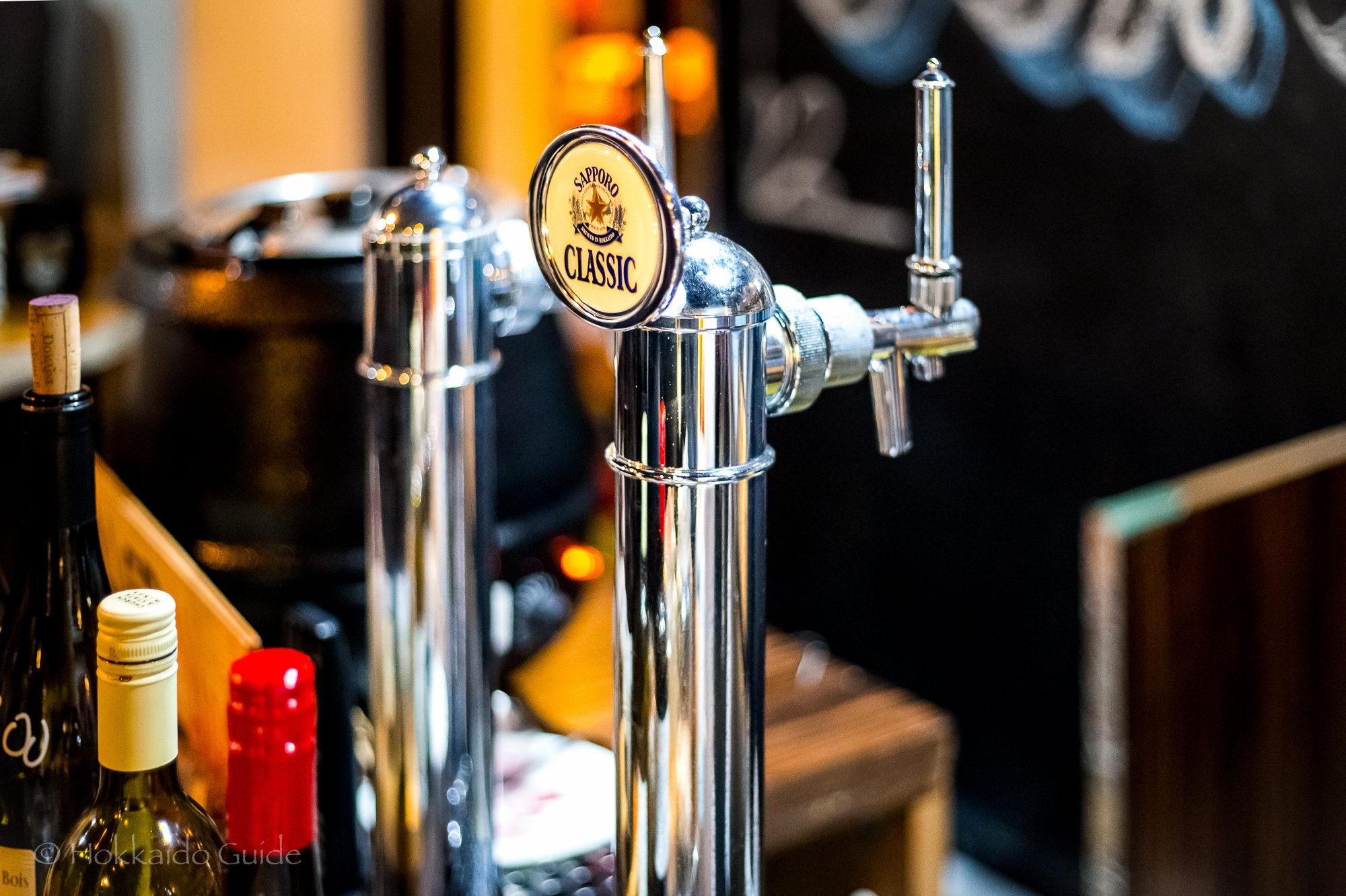 Mick's Bar beer on tap