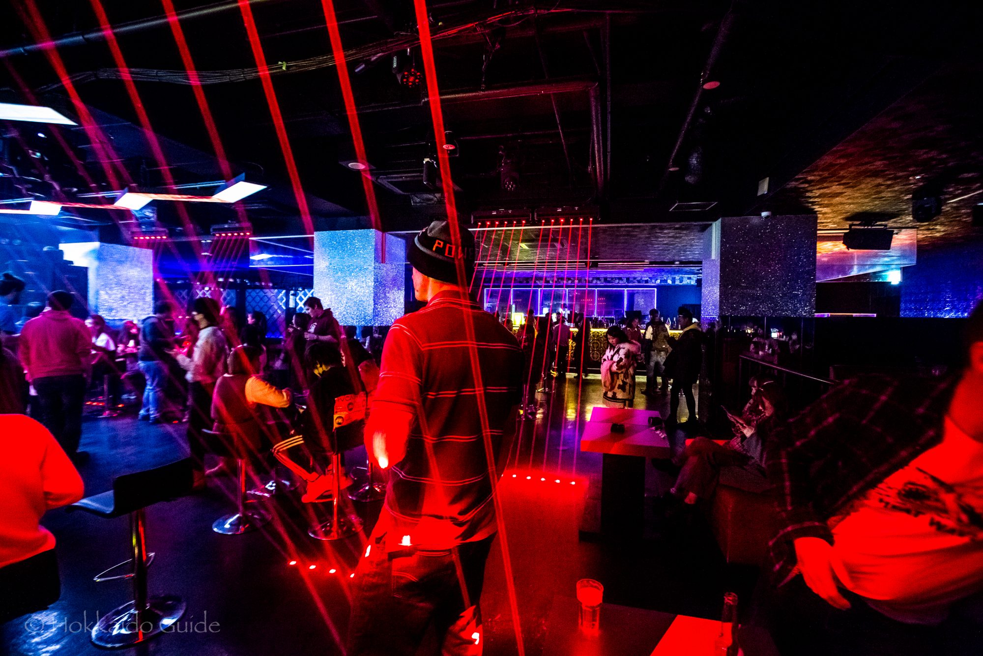 Bliss Ultra Lounge Nightclub neon dance floor on the Norwe…